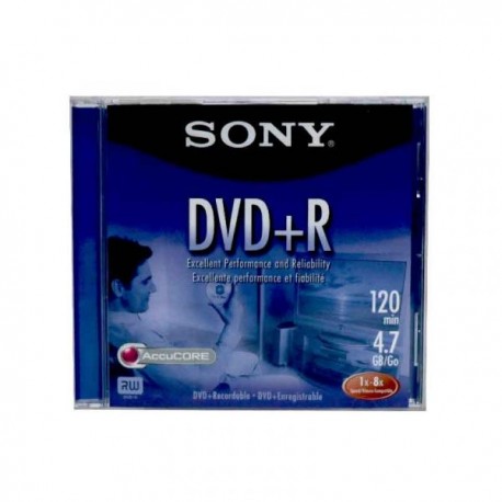 DVD+R SONY 4.7GB Grabable 120 min Azul