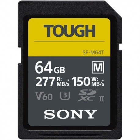Tarjeta de Memoria SONY SDXC UHS-II M 64GB Tough SF-M64T/T1