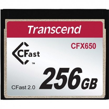Tarjeta de Memoria TRANSCEND CFAST 2.0 256 GB CFX600