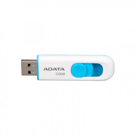 Memoria ADATA USB 64GB C008 Blanco/Azul