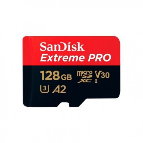 Tarjeta SANDISK Micro SDXC 128GB UHS-I A2 Extreme Pro