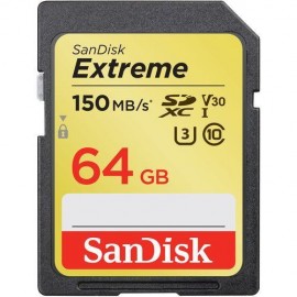 Tarjeta SANDISK Extreme SDXC UHS-I 64GB