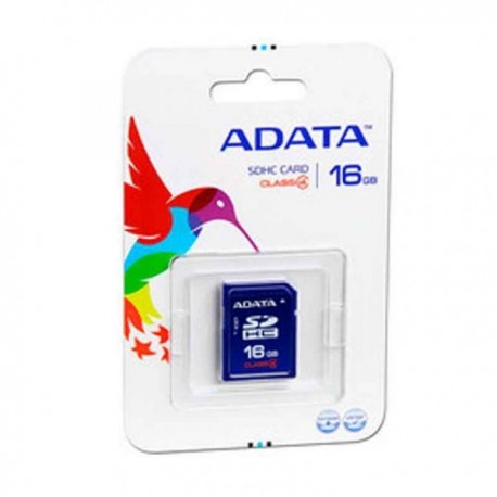 Tarjeta de Memoria ADATA SDHC 16GB Clase 4